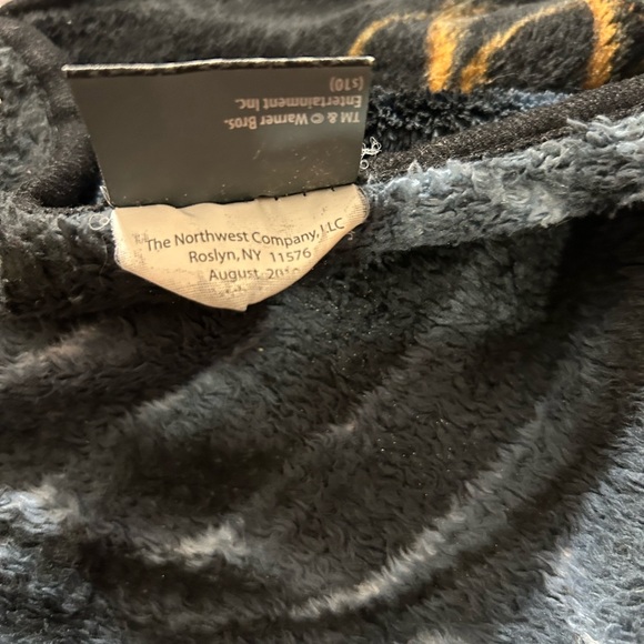 HARRY POTTER SOFT PLUSHY BLANKET/THROW HERMIONE RON & HOGWARTS 4FTx5FT - Picture 9 of 11